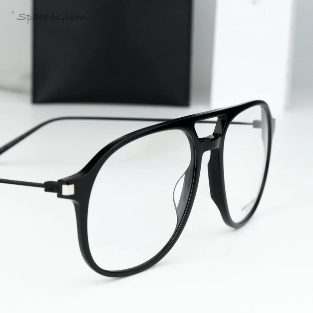 Saint Laurent Women Eyeglasses Black Demo Aviator SL626 001 BRAND NEW